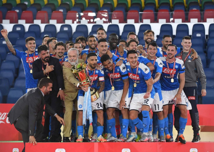 Napoli Redam Juventus untuk Raih Trofi Coppa Italia