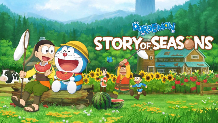 Review Doraemon: Story of Seasons, Harvest Moon Bertema Doraemon