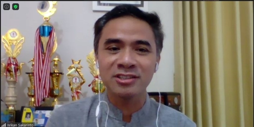 Direktur Jenderal Pendidikan Vokasi Wikan Sakarinto. Zoom