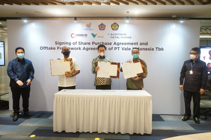 Erick: Divestasi Vale Kunci Pengembangan Mobil Listrik