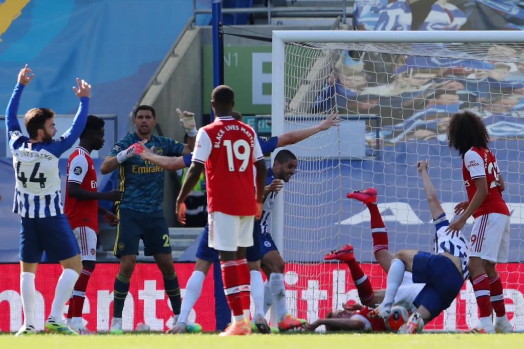 Arsenal Takluk 1-2 dari Brighton