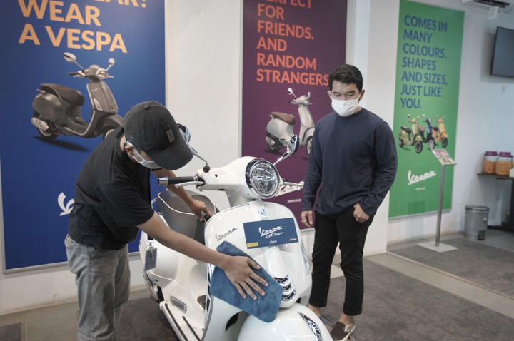 Mulai Beroperasi, Dealer Motor Terapkan Protokol Kesehatan