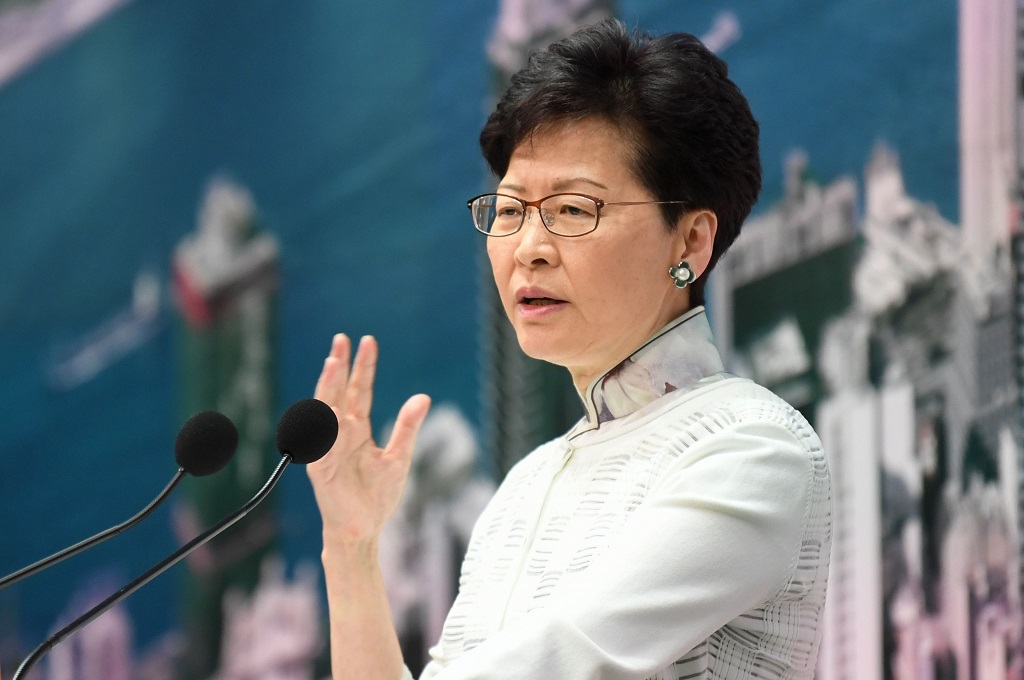 Pemimpin Hong Kong Carrie Lam. (Foto: AFP)