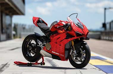 Lego Bangun Replika Ducati Panigale V4 R Skala 1:1