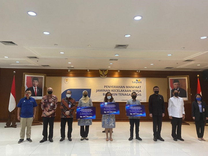 Taspen Kucuri Rp1,02 Miliar ke Ahli Waris Tenaga Medis Covid-19