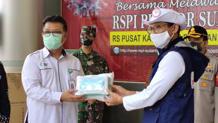 RSPI Sulianti Saroso Terima Bantuan 4.600 APD