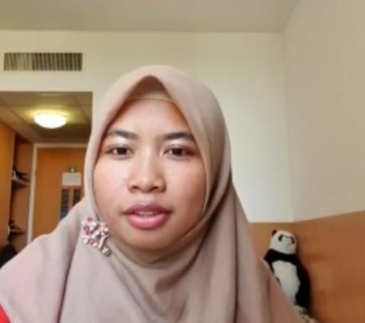 Isna Pujiastuti peraih Beasiswa Erasmsus Plus. Foto: Instagram Ehef