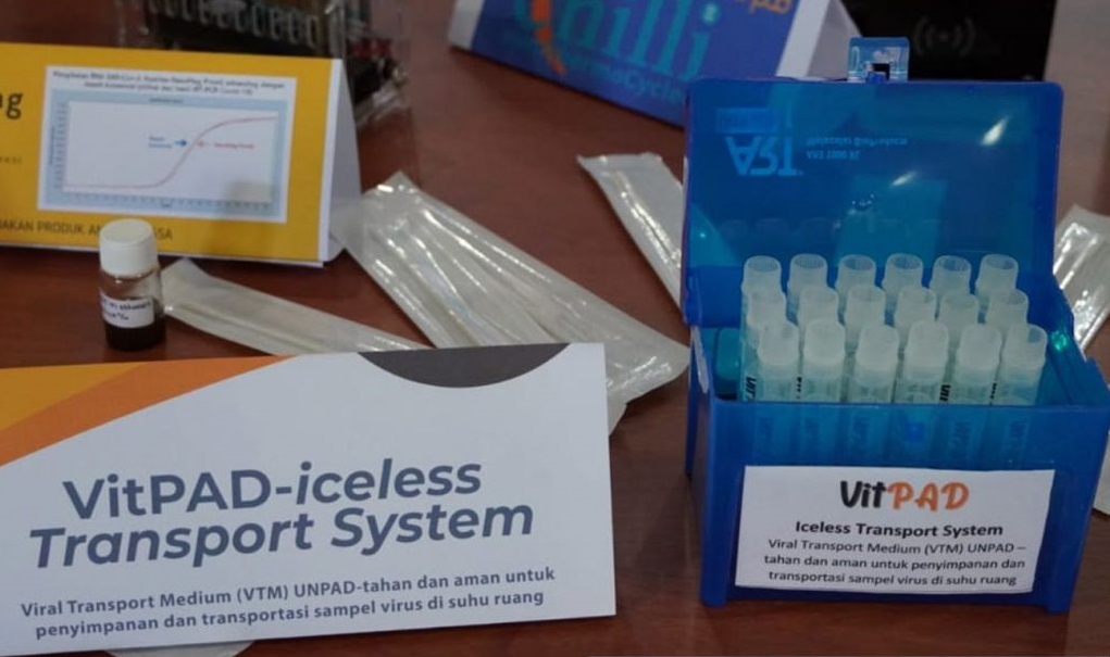 VitPAD, alat penyimpan sampel swab covid-19 buatan Unpad. Dokumentasi Humas Unpad