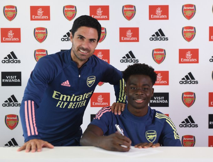 Bukayo Saka Dapat Kontrak Baru dari Arsenal