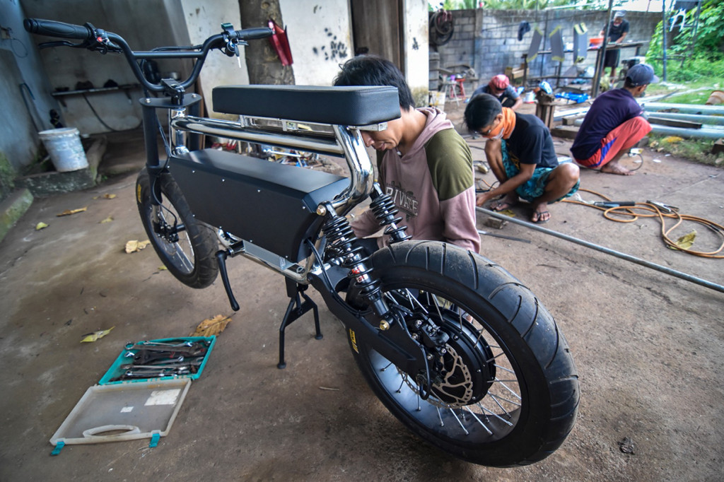 Sepeda Listrik Produksi IKM Lombok Tembus Pasar Luar Negeri