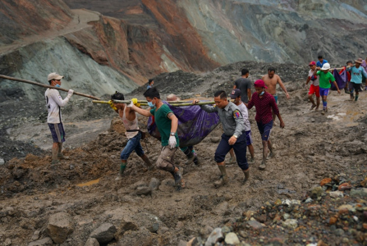 Korban Longsor Tambang Giok Myanmar Bertambah jadi 162 Jiwa