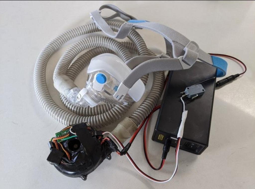Ventilator portabel buatan ITB. Foto: Dok. ITB
