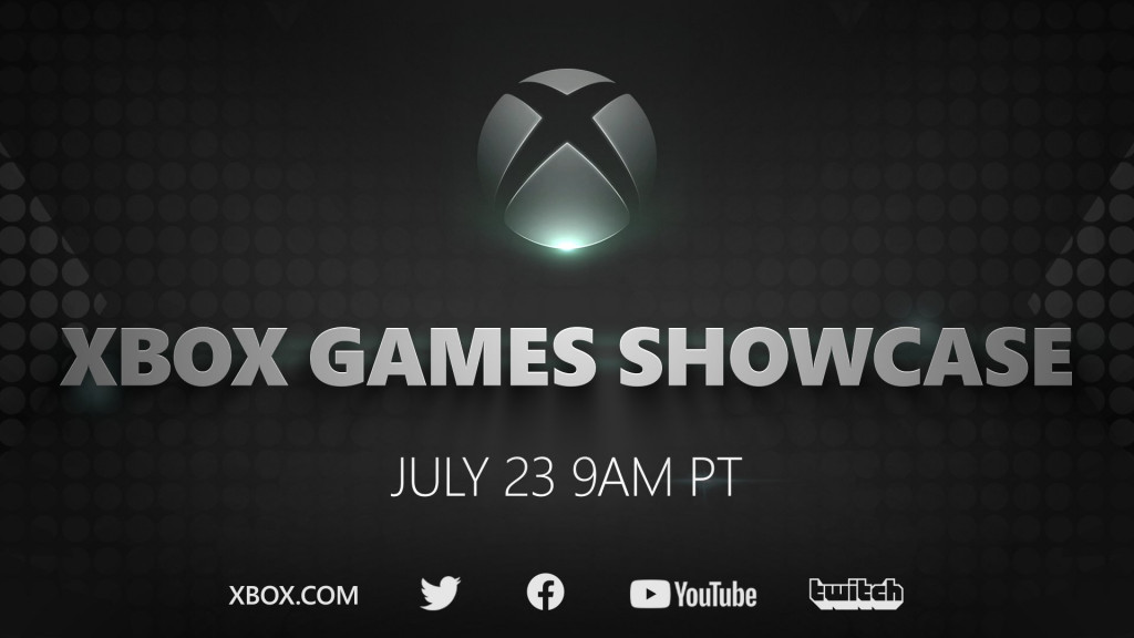 Poster acara Xbox Games Showcase.