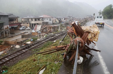 Korban Tewas Banjir Jepang Dekati Angka 60