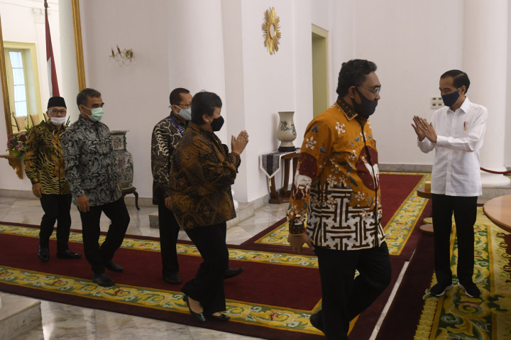 Jokowi Bertemu Pimpinan MPR Bahas Sidang Tahunan dan RUU HIP