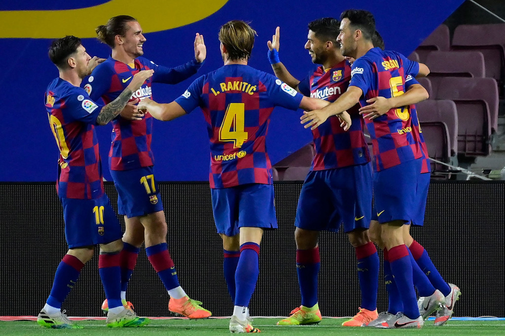 Menang 1-0, Barca Kirim Espanyol ke Kasta Kedua