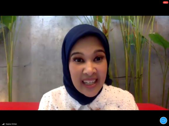 Pendiri Sekolah Cikal, Najelaa Shihab. Foto: Zoom