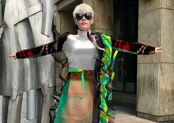 Keren! Desainer Rusia Buat Pakaian Digital yang Futuristik