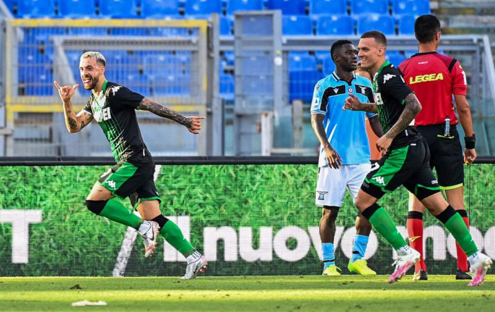 Ditumbangkan Sassuolo, Lazio Gagal Pangkas Jarak dengan Juventus