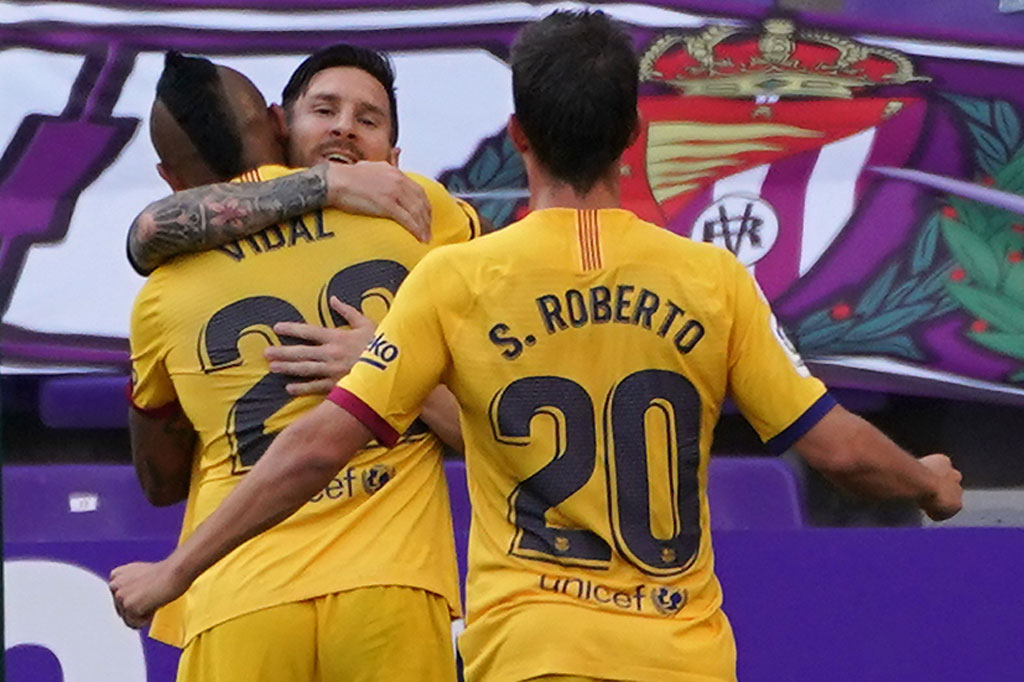 Gol Vidal Antar Barca Tundukkan Valladolid