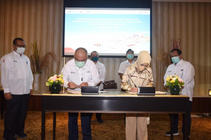 Optimalisasi TKDN, Pertamina Gandeng 3 BUMN Galangan Kapal