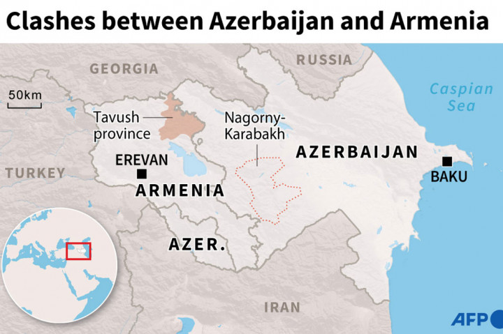 Bentrok di Perbatasan Azerbaijan-Armenia, Belasan Tentara Tewas