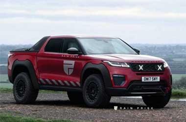 Begini Tampang Range Rover Velar jadi Pick Up