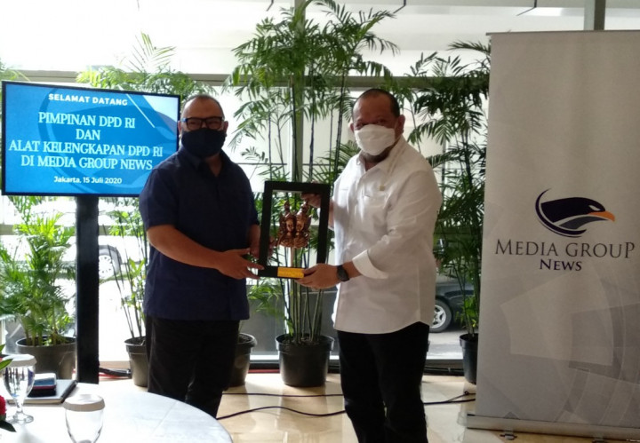 DPD Bersilaturahmi ke Media Group