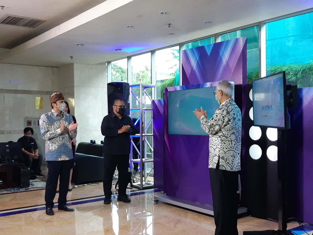 Peluncuran Magna Channel (Foto: Medcom/Abas)