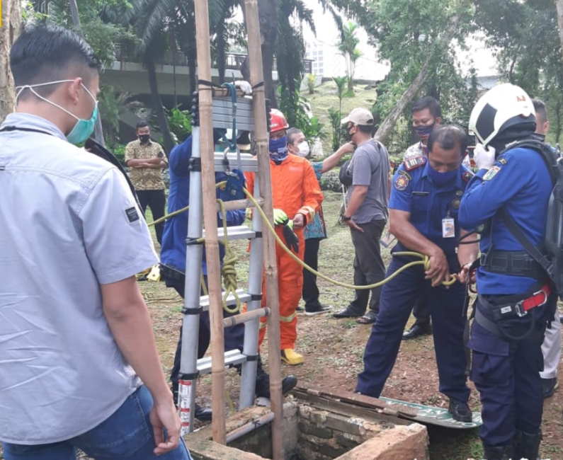 Petugas Dinas Pertamanan Tewas Tercebur ke Dalam Sumur di Tanah Abang