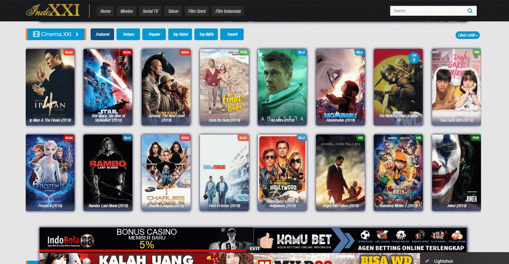 Situs film Ilegal Indoxxi