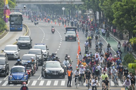 Dishub DKI Diminta Tiadakan Kegiatan Bersepeda di Sudirman