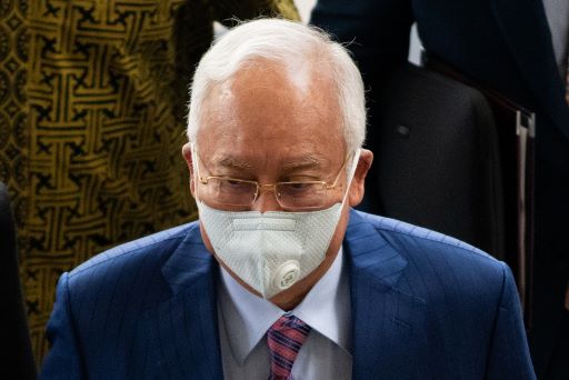 Eks PM Malaysia Najib Razak. Foto: AFP.
