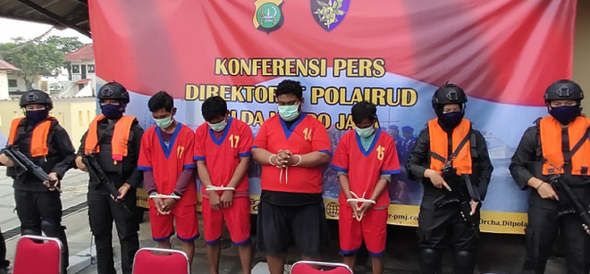 Empat perompak kapal nelayan ikan di Kepulauan Seribu ditangkap. Medcom.id/Yurike Budiman.