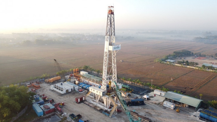 Pertamina Tajak Sumur Pengembangan Mudi-26 di Tuban