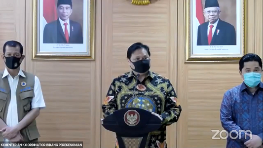 Airlangga Pelototi Penyerapan Anggaran Pemulihan Ekonomi