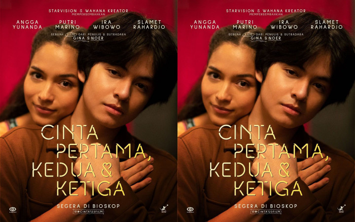 Putri Marino dan Angga Yunanda Bersanding di Film Cinta Pertama, Kedua & Ketiga