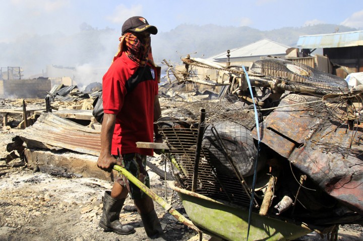 Kebakaran di Pasar Youtefa Diduga Akibat Korsleting