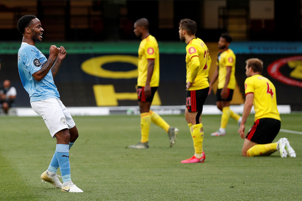 Manchester City Hajar Watford 4-0