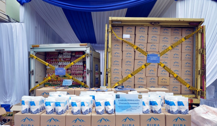 Kemendag Musnahkan 2,5 Ton Garam Himalaya