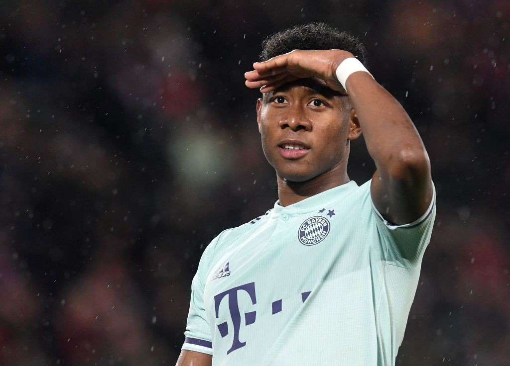 Pemain Bayern Muenchen, David Alaba (AFP/Christof Stache)