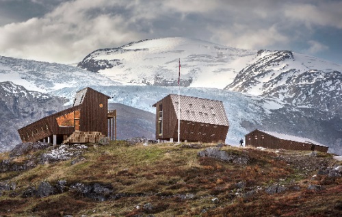 Menatap Pesona Gletser Terbesar di Benua Eropa melalui Kabin Snohetta