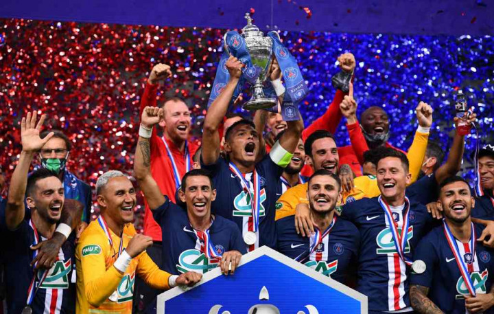 Tekuk Saint-Etienne, PSG Sabet Gelar Coupe de France 2019--2020
