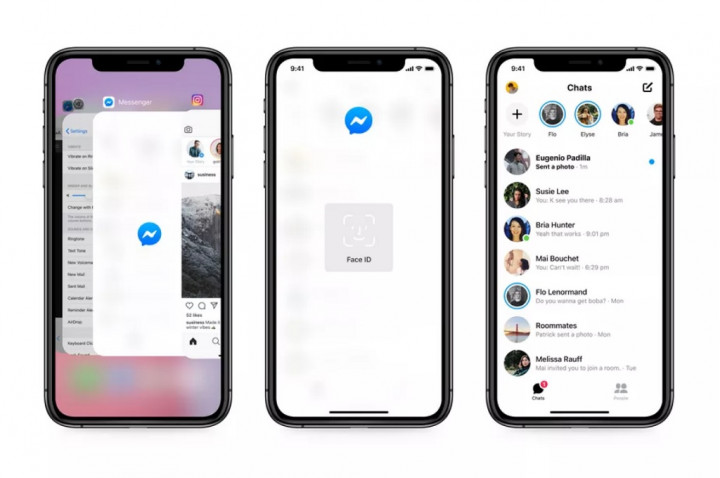 Facebook Messenger Bisa Kunci Chat dengan Face ID