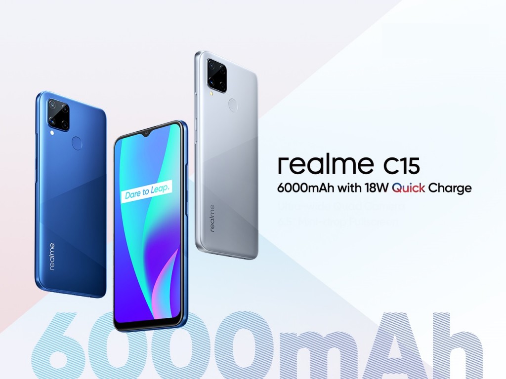 Poster realme C15.