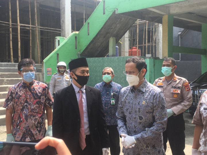 Penuhi Permintaan Persatuan Guru NU, Nadiem Kunjungi SMK Ma'arif
