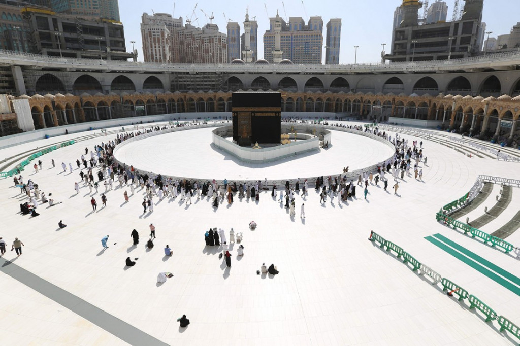 Masjidil Haram di Mekkah. Foto: AFP/Abdel Ghani Bashir