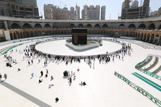 Masjidil Haram di Mekkah. Foto: AFP/Abdel Ghani Bashir 