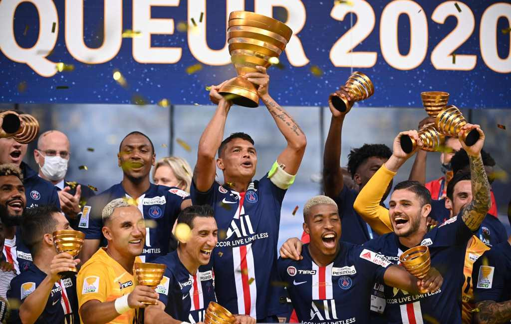 Menang Adu Penalti, PSG Juara Piala Liga Prancis 20192020  Medcom.id