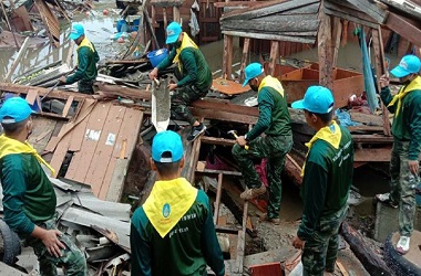 Banjir Bandang akibat Badai Sinlaku Tewaskan 4 Orang